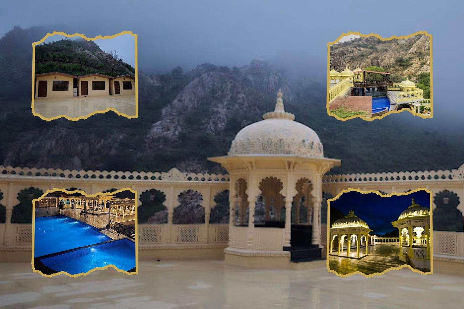 Royal courtyard of Badi Garh Palace